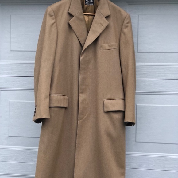 Henry Poole Other - Henry Poole Savle Row London pure cashmere brown coat Size M